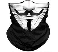 Sciarpa A Mezza Faccia Men Black White Face Smile Scaldacollo Tubolare Scaldacollo Traspirante Per Yoga Escursionismo 25X50 Cm