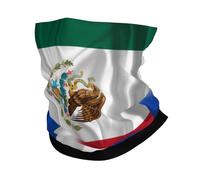 Sciarpa A Mezza Faccia Mexico Mexican And El Salvadorean Flag Wavy Scaldacollo Sciarpa A Tubo Passamontagna Per Snowboard Ciclismo 25X50 Cm