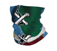 Sciarpa A Mezza Faccia Mexico Mexican And Guatemala Guatemalan Flag Wavy Combine Scaldacollo Ghetta Da Collo Protezione Uv Per Yoga Ciclismo 25X50 Cm