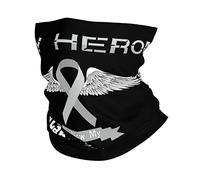 Sciarpa A Mezza Faccia My Hero Is Now My Angel Brain Awareness Copricapo A Mezza Faccia Sciarpa A Tubo Multiuso Per Yoga Escursionismo 25X50 Cm