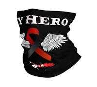 Sciarpa A Mezza Faccia My Hero Is Now My Angel Sepsis Awareness Multiuso Copricapo A Mezza Faccia Protezione Uv Scaldacollo Per Escursionismo Snowboard 25X50 Cm