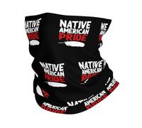 Sciarpa A Mezza Faccia Native American Pride Passamontagna Scaldacollo Tubolare Copricapo A Mezza Faccia Per Snowboard Escursionismo 25X50 Cm