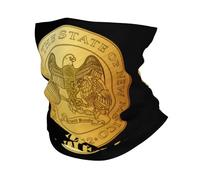 Sciarpa A Mezza Faccia New Mexico Golden Emblem Passamontagna Scaldacollo Tubolare Ghetta Da Collo Per Snowboard Outdoor Attività 25X50 Cm