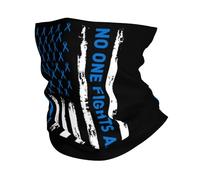 Sciarpa A Mezza Faccia No One Fights Alone Colon Awareness Scaldacollo Protezione Uv Ghetta Da Collo Per Yoga Escursionismo Snowboard 25X50 Cm