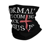 Sciarpa A Mezza Faccia Normal Isn'T Coming Back Jesus Is Christianty Scaldacollo Tubolare Passamontagna Ghetta Da Collo Per Yoga Snowboard Outdoor Attività 25X50 Cm