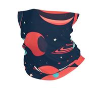 Sciarpa A Mezza Faccia Outer Space Planets Print Protezione Uv Scaldacollo Traspirante Ghetta Da Collo Per Yoga Snowboard Outdoor Attività 25X50 Cm