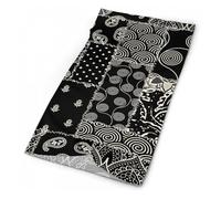 Sciarpa A Mezza Faccia Patchwork Pai-Sley Textile Multifunzione Scaldacollo Tubolare Multiuso Scaldacollo Per Outdoor Attività Escursionismo Ciclismo 25X50 Cm