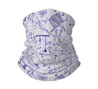 Sciarpa A Mezza Faccia Physics Equation Passamontagna Scaldacollo Tubolare Ghetta Da Collo Per Escursionismo Outdoor Attività 25X50 Cm