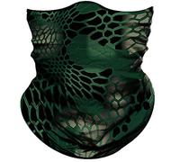 Sciarpa A Mezza Faccia Python Skin Black Dark Green Sciarpa A Tubo Scaldacollo Multifunzione Per Snowboard Outdoor Attività 25X50 Cm