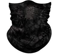 Sciarpa A Mezza Faccia Python Skin Black White Ghetta Da Collo Copricapo A Mezza Faccia Protezione Uv Per Snowboard Yoga 25X50 Cm