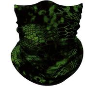 Sciarpa A Mezza Faccia Python Skin Dark Green Scaldacollo Sciarpa A Tubo Traspirante Per Outdoor Attività Yoga 25X50 Cm