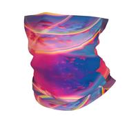 Sciarpa A Mezza Faccia Rainbow Bridge Scaldacollo Traspirante Copricapo A Mezza Faccia Per Ciclismo Outdoor Attività Escursionismo 25X50 Cm