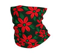 Sciarpa A Mezza Faccia Red Petals Scaldacollo Protezione Uv Scaldacollo Tubolare Per Yoga Escursionismo Snowboard 25X50 Cm