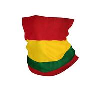 Sciarpa A Mezza Faccia Reggae Rasta Flag Ghetta Da Collo Traspirante Copricapo A Mezza Faccia Per Snowboard Escursionismo Ciclismo 25X50 CM