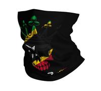 Sciarpa A Mezza Faccia Saint_Kitts_And_Nevis Flag Ghetta Da Collo Protezione Uv Scaldacollo Per Escursionismo Ciclismo Outdoor Attività 25X50 Cm