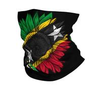 Sciarpa A Mezza Faccia Saint Kitts And Nevis Flag Scaldacollo Passamontagna Copricapo A Mezza Faccia Per Escursionismo Ciclismo Snowboard 25X50 Cm