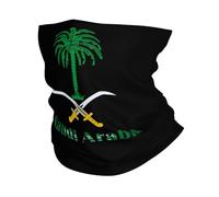 Sciarpa A Mezza Faccia Saudi Arabia Saudi Arabian National Emblem Copricapo A Mezza Faccia Traspirante Scaldacollo Tubolare Per Snowboard Yoga Escursionismo 25X50 CM
