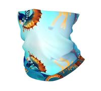 Sciarpa A Mezza Faccia Seabed Coral Seahorse Scaldacollo Multifunzione Scaldacollo Tubolare Per Yoga Escursionismo Ciclismo 25X50 Cm