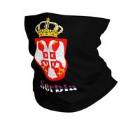 Sciarpa A Mezza Faccia Serbia Serb National Emblem Copricapo A Mezza Faccia Traspirante Scaldacollo Per Snowboard Outdoor Attività Yoga 25X50 CM