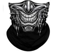 Sciarpa A Mezza Faccia Skull Beard V Teeth Sciarpa A Tubo Scaldacollo Tubolare Traspirante Per Outdoor Attività Escursionismo 25X50 Cm