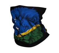 Sciarpa A Mezza Faccia Solomon Islanders Lion Flag Ghetta Da Collo Passamontagna Scaldacollo Tubolare Per Escursionismo Yoga Snowboard 25X50 CM