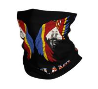 Sciarpa A Mezza Faccia Swaziland People Of Swaziland Flag Wing Sciarpa A Tubo Passamontagna Scaldacollo Tubolare Per Snowboard Escursionismo Yoga 25X50 CM