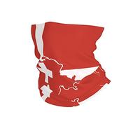 Sciarpa A Mezza Faccia Switzerland Swiss Map Flag Scaldacollo Tubolare Multifunzione Scaldacollo Per Ciclismo Yoga Escursionismo 25X50 CM