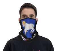 Sciarpa A Mezza Faccia The Faroe Islands National Emblem Sciarpa A Tubo Traspirante Copricapo A Mezza Faccia Per Escursionismo Snowboard Yoga 25X50 CM