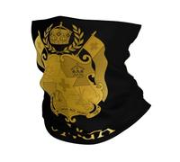 Sciarpa A Mezza Faccia Tonga Tongans Flag Logo Golden National Emblem Multifunzione Scaldacollo Protezione Uv Scaldacollo Tubolare Per Snowboard Escursionismo Outdoor Attività 25X50 Cm