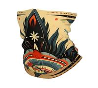 Sciarpa A Mezza Faccia Tribal Ethnic Native Geometry Feather Vintage Passamontagna Scaldacollo Multifunzione Scaldacollo Tubolare Per Outdoor Attività Snowboard Escursionismo 25X50 Cm