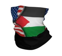 Sciarpa A Mezza Faccia Usa America And Palestine Palestinian Flag Scaldacollo Tubolare Multifunzione Ghetta Da Collo Per Escursionismo Yoga Outdoor Attività 25X50 Cm