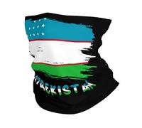 Sciarpa A Mezza Faccia Uzbekistan Uzbek Flag Sciarpa A Tubo Multiuso Copricapo A Mezza Faccia Per Escursionismo Ciclismo Snowboard 25X50 CM