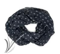 Sciarpa a pois da uomo donna grande pashmina calda fulard leggero misto seta