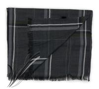 Sciarpa a quadri grigia da uomo scozzese per ragazzo pashmina tartan elegante