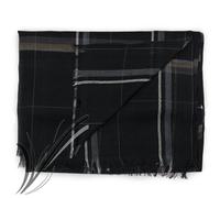 Sciarpa a quadri nera da uomo scozzese per ragazzo pashmina tartan elegante