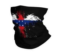 Sciarpa A Tubo Antille La Bandiera Dell'Aquila delle Antille Olandesi Antipolvere Bandana Traspirante Sciarpa al Collo per Estivo Escursionismo Sports