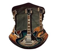 Sciarpa a Tubo Guitars Art Traspirante Decorazione facciale Sportiva Bandana per Uomo Sports 26X30cm