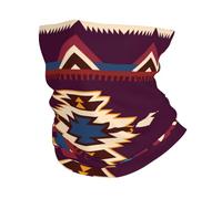 Sciarpa A Tubo Native American Southwest Ethnic Abstract Antipolvere Sciarpa A Mezza Faccia Antivento Ghetta da Collo per Campeggio Uomo Bambini
