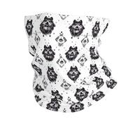 Sciarpa a tubo Sketch Wolf Head Print Copricapo a mezza faccia Regalo
