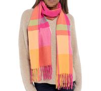 Sciarpa A2Z Da Donna A Quadri Con Frange Muffler In Cashmere Per Il Freddo