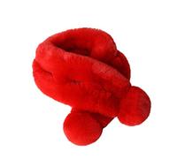 Sciarpa ad anello da donna, per autunno, inverno, antivento, morbida, calda, in cashmere, per l'ufficio e il tempo libero all'aperto, Colore: rosso, Taglia unica