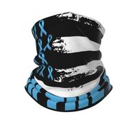 Sciarpa al Collo Back The Blue Flag Prostate Cancer Awareness Antipolvere Sciarpa A Mezza Faccia Antivento Protezione del Viso per Motocicletta Escursionismo Sports