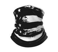 Sciarpa al Collo Back The Green Ribbon USA Flag Liver Cancer Awareness Multiuso Headwrap Protezione UV Scaldacollo per Arrampicata Ciclismo Outdoor