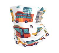 Sciarpa al Collo Cartoon Traffic Cars Protezione UV Sciarpa A Mezza Faccia Multiuso Scaldacollo per Campeggio Pesca attività