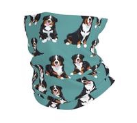 Sciarpa al Collo Funny Bernese Mountain Cute Dogs Stampato Sciarpa A Mezza Faccia Unisex Protezione del Viso per Arrampicata Estivo Ciclismo
