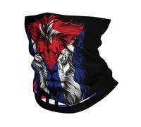 Sciarpa al Collo Lion Funny Cuba Flag Sciarpa A Tubo Elastico Passamontagna per Ciclismo, Motocicletta, Escursionismo