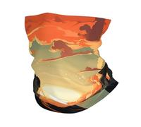 Sciarpa al Collo Natural Scenery Retro Protezione UV Sciarpa A Tubo Multiuso Protezione del Viso per Adulto Uomo Sports