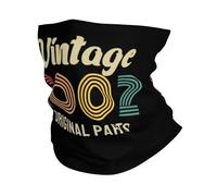 Sciarpa al Collo Vintage 2002 Original Parts Multiuso Sciarpa A Tubo Protezione UV Ghetta per Outdoor Estivo Sports