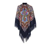 Sciarpa Alla Moda Da Donna Calda E Fredda Quadrata Fazzoletti collo scialle fazzoletto per lunga leggera Multifunzionale Wrap con Nappa Foulard Leggero Lungo Stola adatta la vita quotidiana viaggi