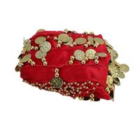 Sciarpa all'anca a Forma di Moneta d'oro, Comoda Gonna all'anca di Danza del Ventre in Tessuto per Spettacoli Teatrali (#2)